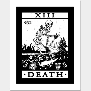 VINTAGE TAROT CARD T SHIRT, DEATH CARD, OCCULT, TAROT Posters and Art